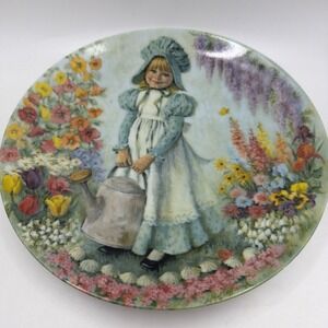 RECO IST ISSUE‎ MOTHER GOOSE "MARY MARY" PLATE BY JOHN MCCLELLAND WITH BOX & COA